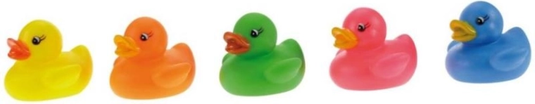 Canards de bain en caoutchouc 6 cm - 1 pièce
