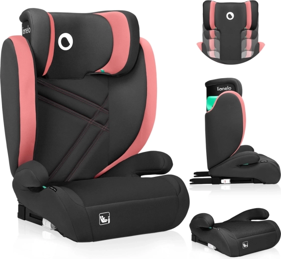 Siège auto Lionelo Hugo i-Size 100–150 cm pink baby