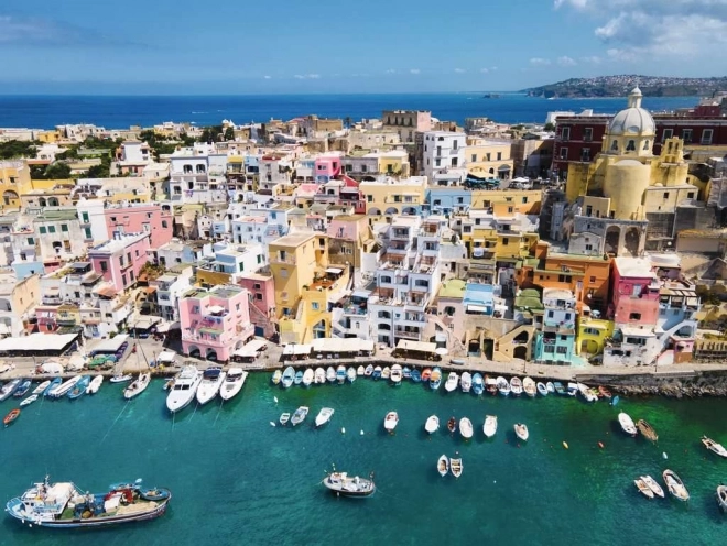 RAVENSBURGER puzzle île de Procida, Italie – 1500 pièces