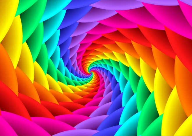 Enjoy puzzle Gradient Vortex arc-en-ciel 1000 pièces
