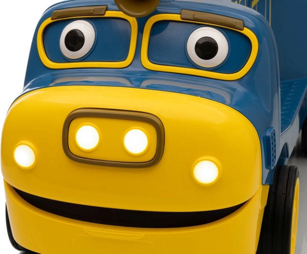 Roues en caoutchouc et phares LED