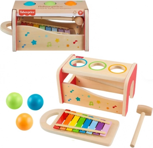 Jouet musical en bois Fisher-Price – Xylophone