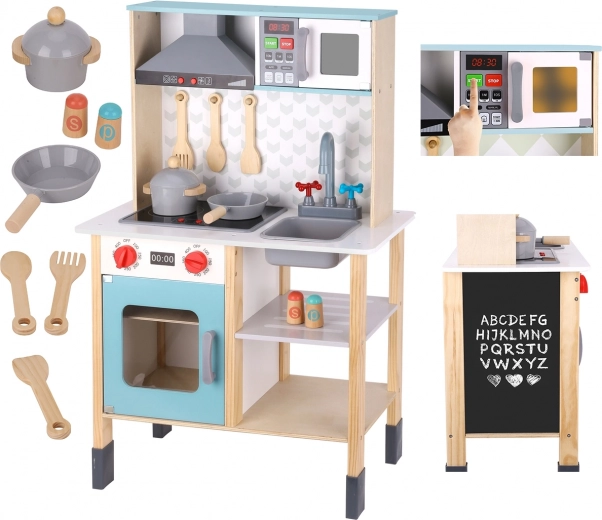 Cuisine en bois pour enfants TOOKY TOY avec accessoires