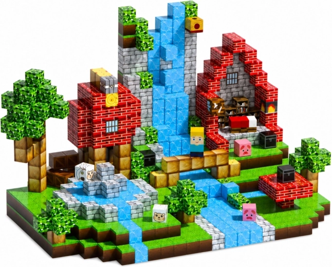 Motif fantasy pixelisé pour des scènes créatives