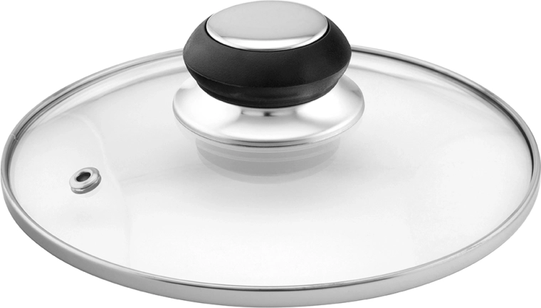 Couvercle en verre avec valve vapeur