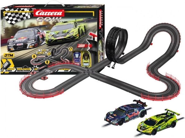 circuit Carrera GO DTM Supercars 6,3 m avec Audi R8 LMS et Lamborghini Huracán