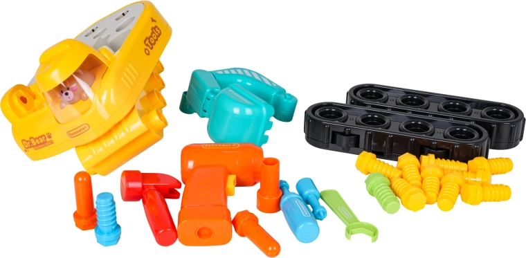 Pelle démontable avec outils