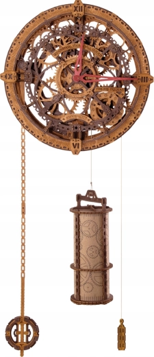 Puzzle 3D Wooden City horloge murale industrielle en bois