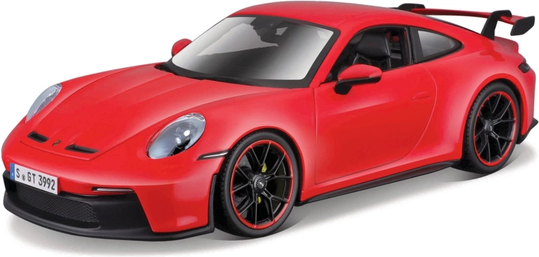 Maisto Porsche 911 GT3 2022 modèle réduit de voiture rouge 1:18