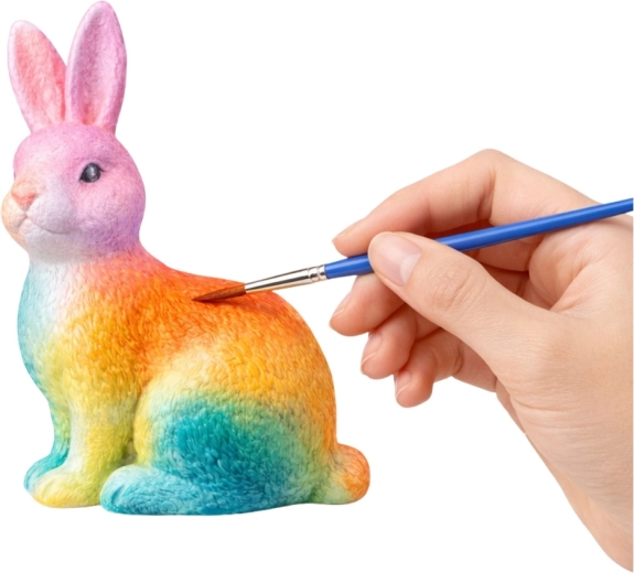 Lapin à décorer soi-même