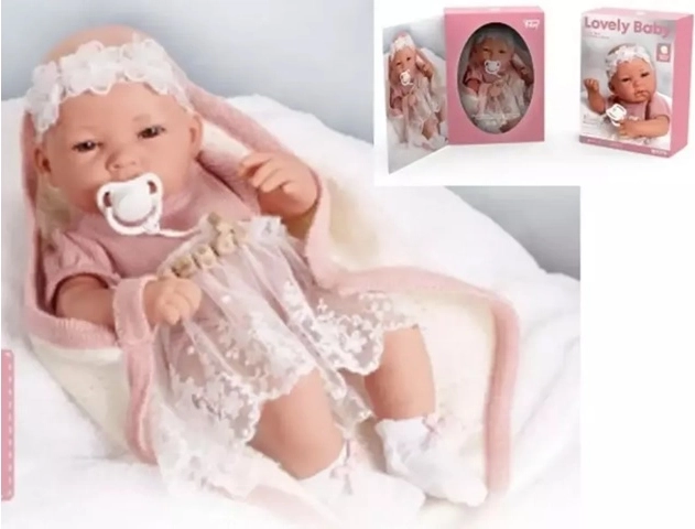 Poupée bébé de 38 cm avec porte-bébé