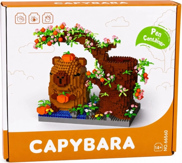 Emballage cadeau et motif capybara attractif