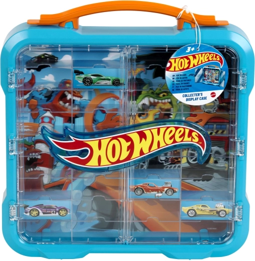 Vitrine de collection Hot Wheels pour petites voitures avec logo éclairé