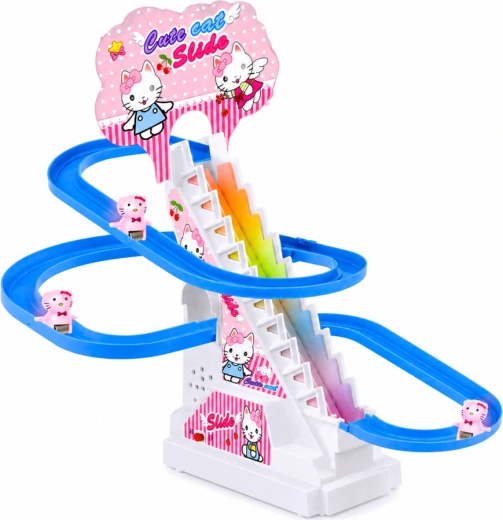 Escalier mobile pour une course continue