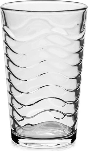 Verre TORO 210 ml avec motif ondulé
