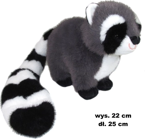 Raton laveur en peluche 25 cm