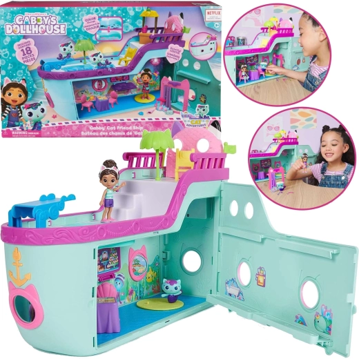 La maison magique de Gabby – Bateau de croisière avec Gabby et Gabby la sirène