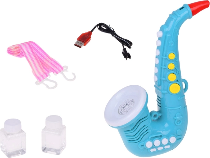 Kit rechargeable avec sangle et solution à bulles