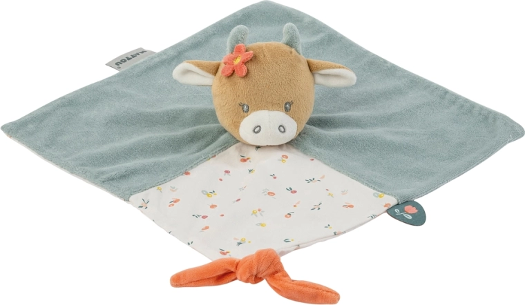 Nattou doudou vache Mila 27 × 27 cm