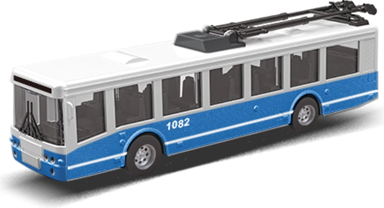 Trolleybus TBM bleu 16 cm