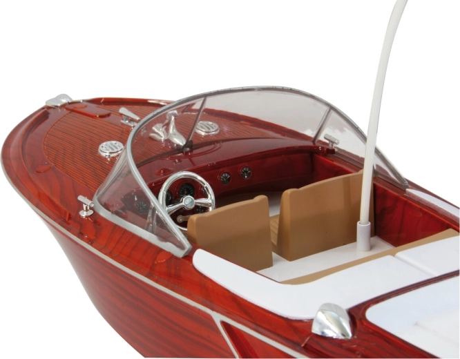 Aspect détaillé du yacht à moteur