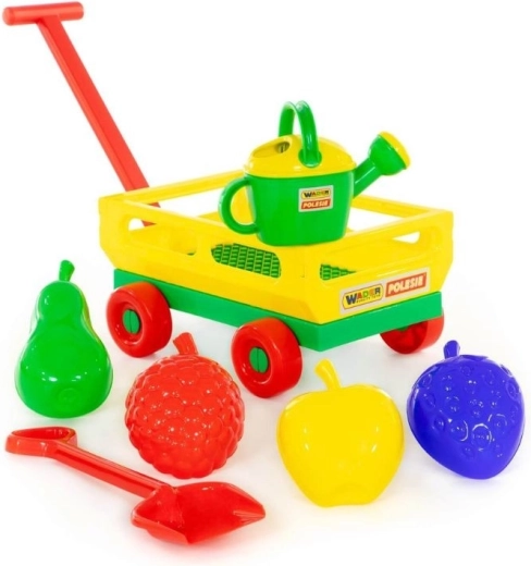 Chariot de jardin avec accessoires (7 pièces)