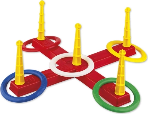 Jeu de lancer d'anneaux Androni sur croix