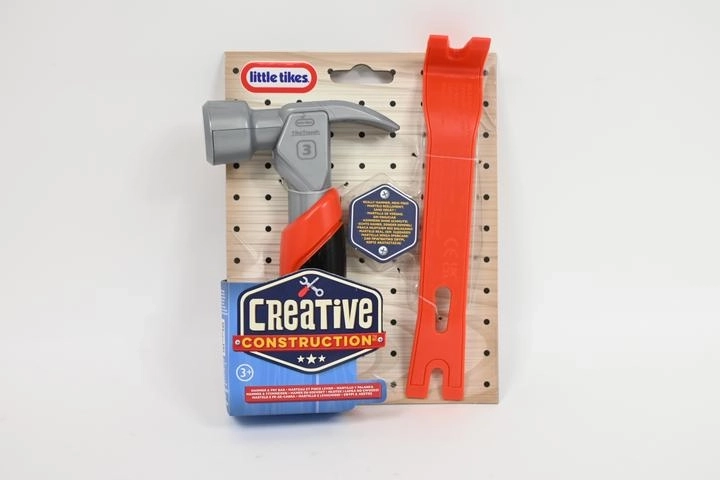 Little Tikes Creative Construction – set d’outils (marteau et serre-joint)
