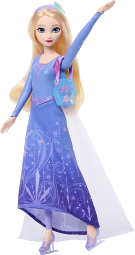 Poupée Elsa sur patins avec corps articulé
