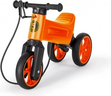 Draisienne Funny Wheels Rider SuperSport 2‑en‑1 avec sangle – Orange