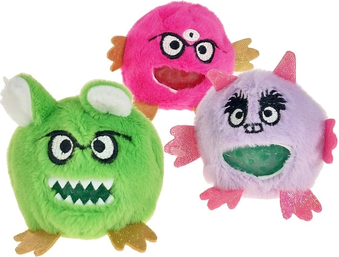 Surface en peluche et design « petit monstre » adorable