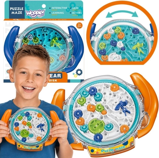 Labyrinthe logique Woopie avec bille – jeu de dextérité
