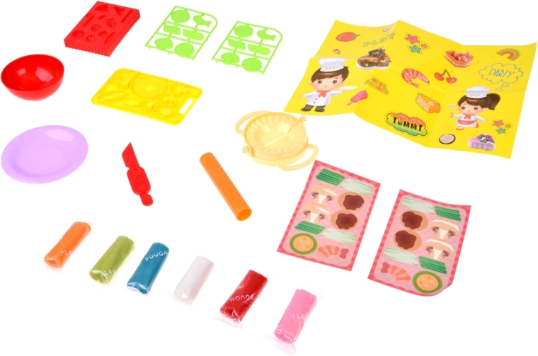 Pâtes colorées et accessoires créatifs