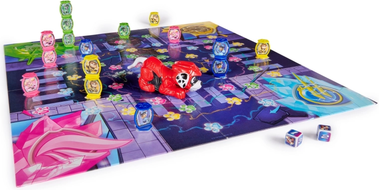 Jetons colorés et empilage de tours