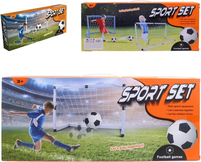 Buts de football avec ballon