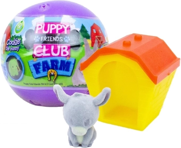 Puppy Club Farm Animals figurine d’animal de la ferme en capsule 50 mm
