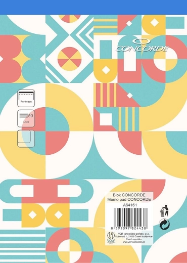 Bloc CONCORDE A4 vierge, 50 feuilles