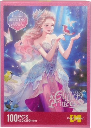 Puzzle scintillant pour enfants 100 pièces