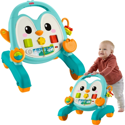Fisher-Price trotteur musical et pousseur pingouin 2 en 1