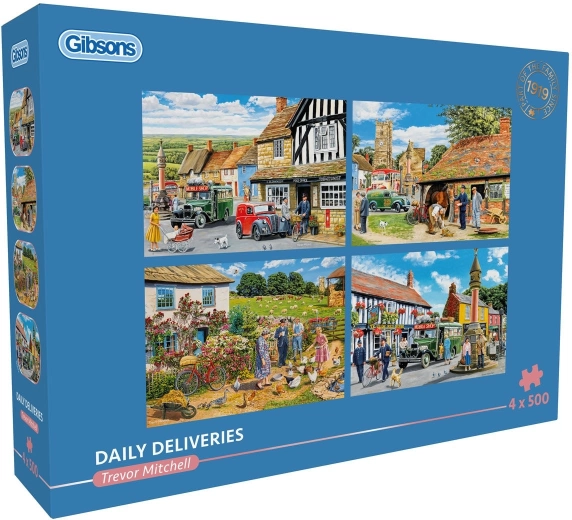 Puzzle Gibsons « Livraisons quotidiennes » 4×500 pièces