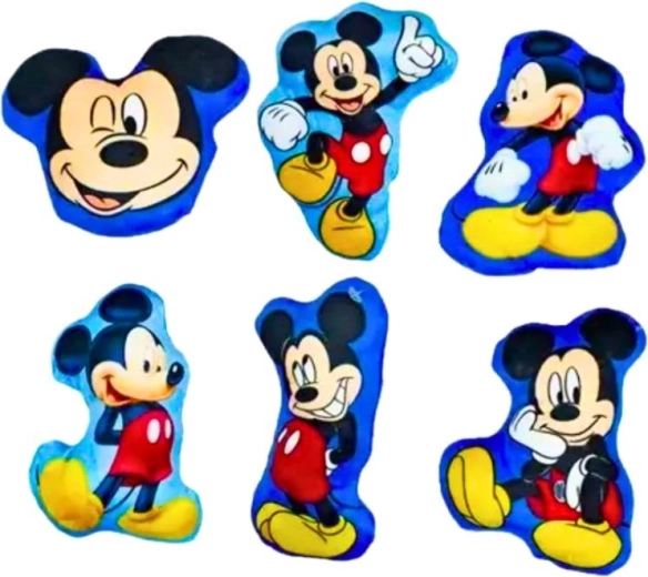 Petit coussin en peluche Mickey Mouse 15 cm (assort) - 1 pièce