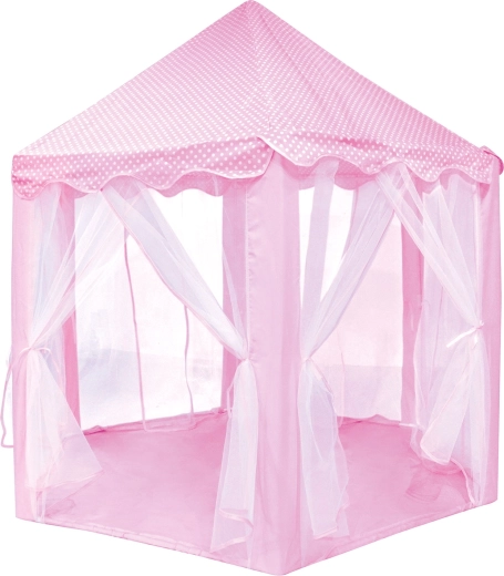 Tente château rose pour enfants, pour petites princesses