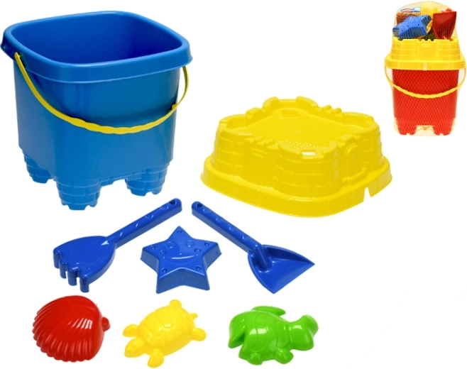 Set de sable avec moules 20 cm (4 pcs) pour enfants dès 10 mois