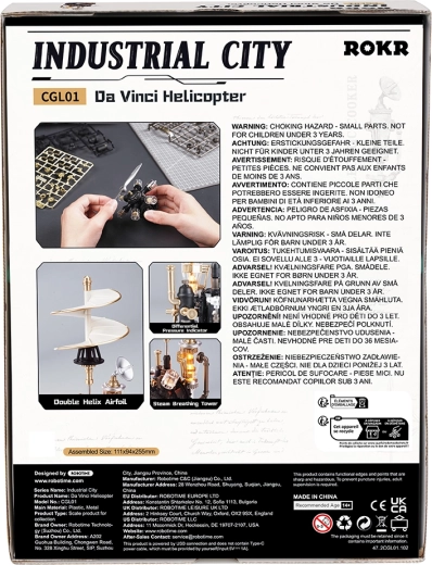 Inspiré par les inventions de Léonard de Vinci