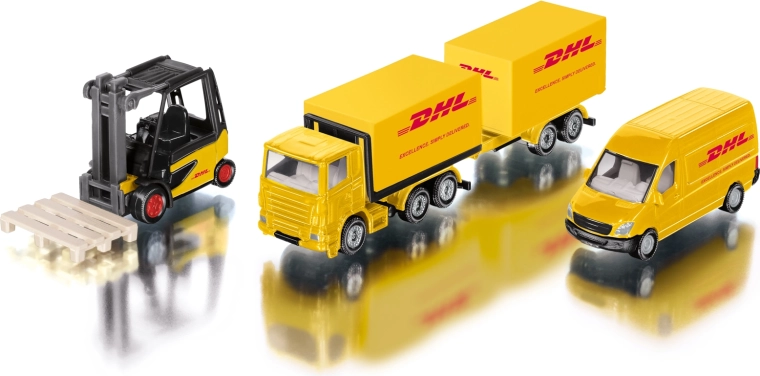 Coffret cadeau logistique DHL – véhicules - 1 pièce