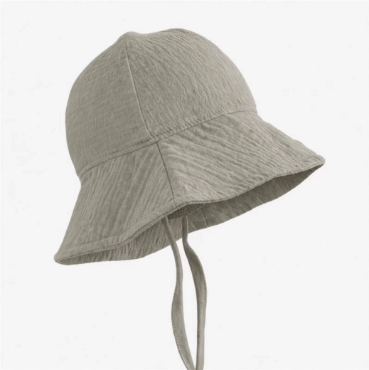 Chapeau en mousseline pour bébé New Baby en toile de coton 68 (4–6 mois)