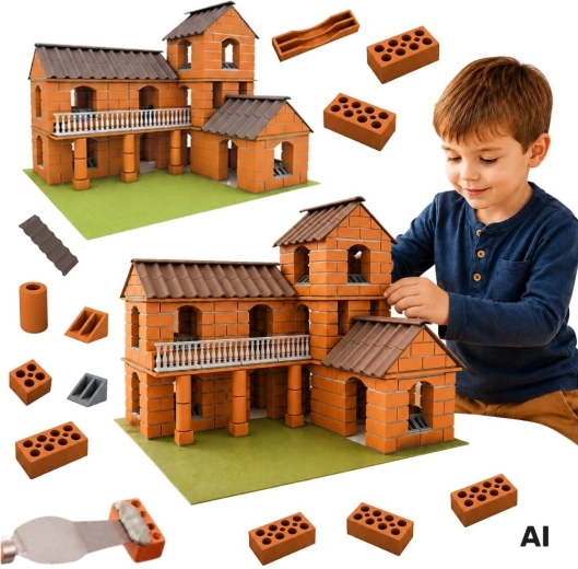 WOOPIE jeu de construction villa 461 pièces - 1 pièce