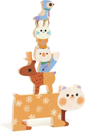 Empilement d’animaux en équilibre