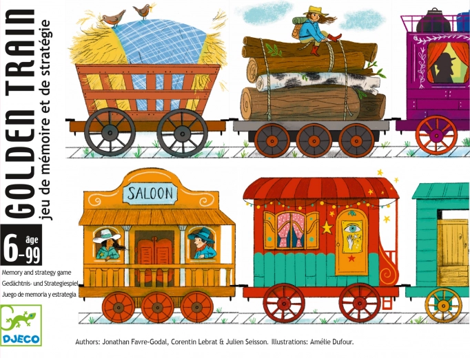 Jeu de cartes Train d’or DJECO
