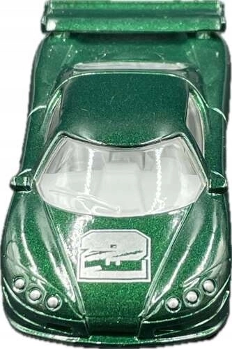 Vert métallisé et design de course